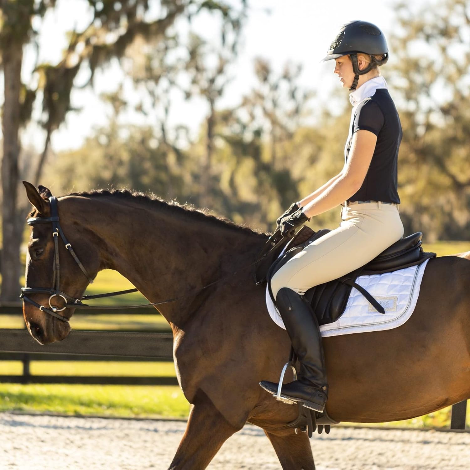 Equinavia Martha Womens Equestrian Short Sleeved Show Shirt - Image 2