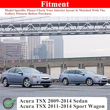 AeroBon Real Carbon Fiber Switch Panel Trim for Acura TSX 2009-2014