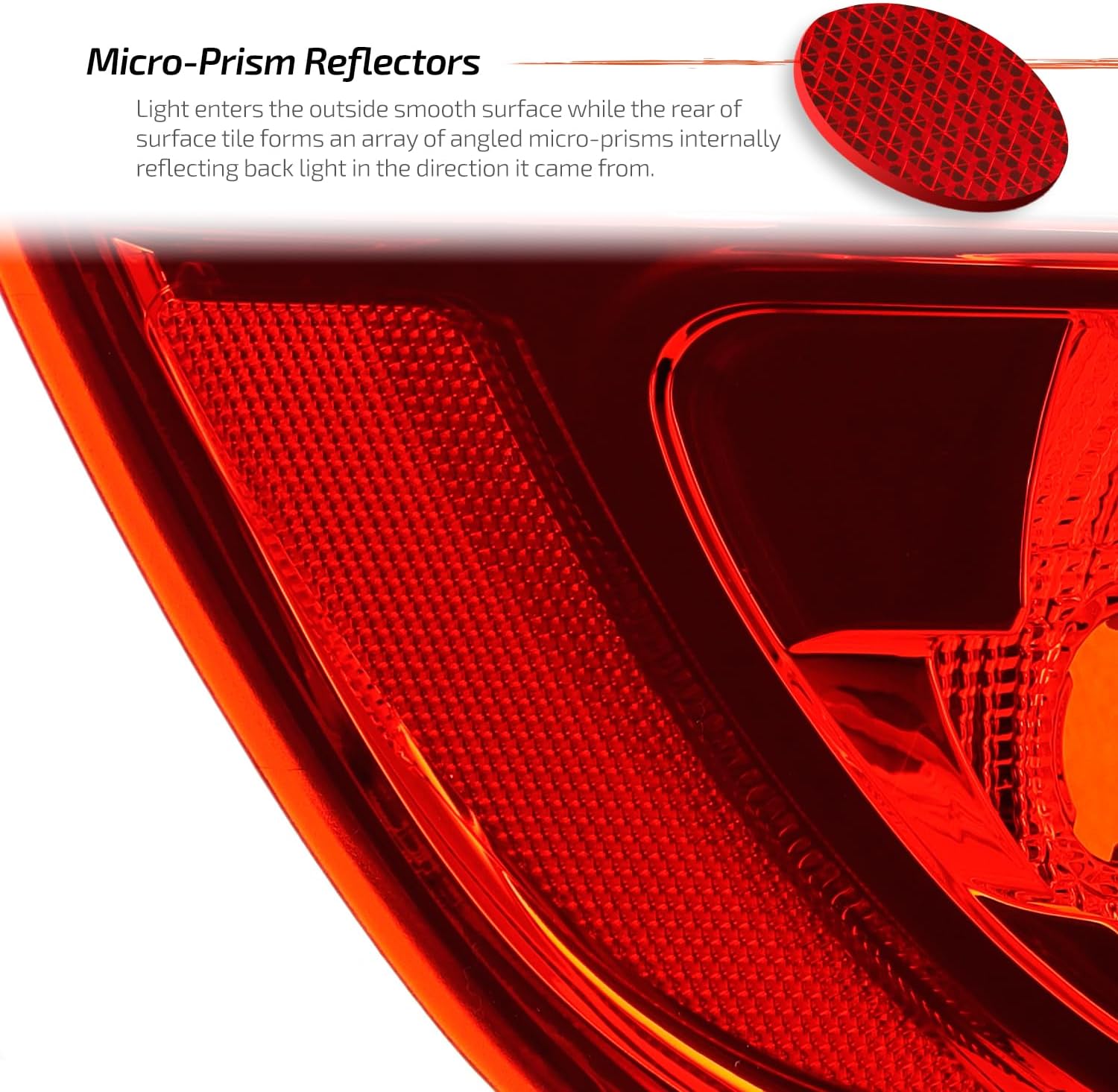 AKKON - Fits 2011 2012 2013 Dodge Durango Tail Light Brake Lamp Outer Driver Left Side Replacement 11 12 13