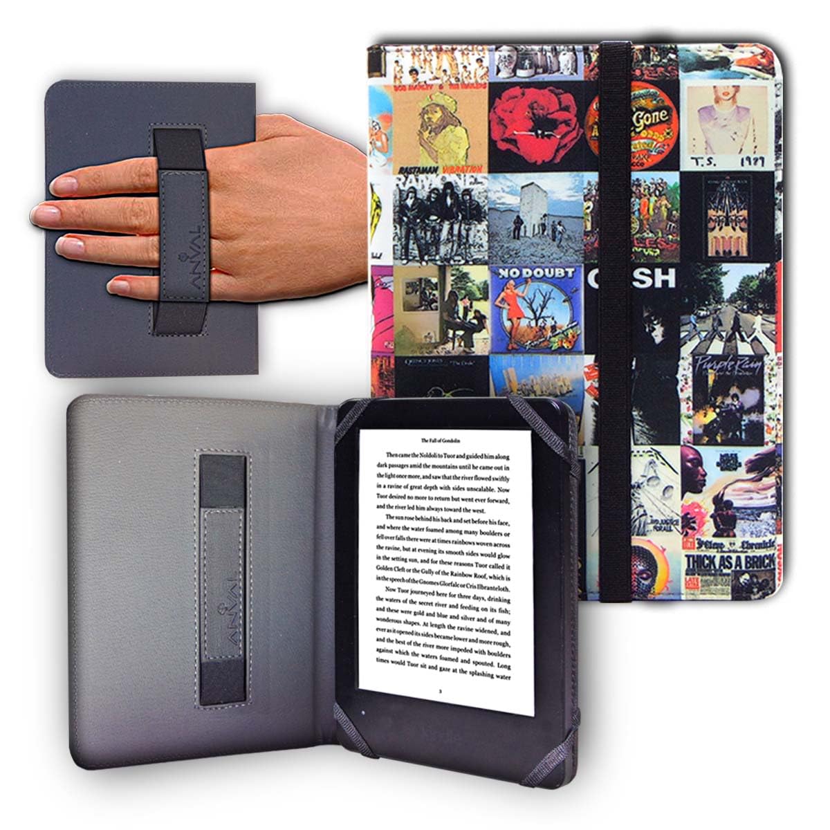 Funda para Libro electrónico eReader eBook de 6 Pulgadas - Kobo, Woxter, Tagus, BQ, Energy, SPC, Inves, Papyre, Wolder, Nolim - 6" Universal - elástico (173) — view 41