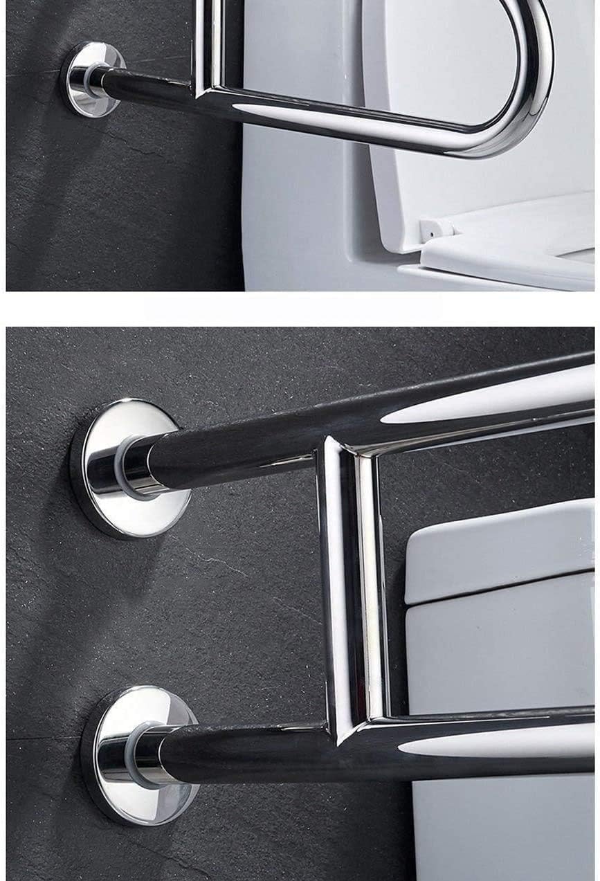 HTLLT Practical Handrail Sturdy Non Slip Support Handicap Grab Bar, Grab Bar -Stainless Steel Handrail -Bathroom No-Slip Safety U Type Rails Toilet Balance Support Rail Barrier-Free Bathroom Hand Gri : Health & Household