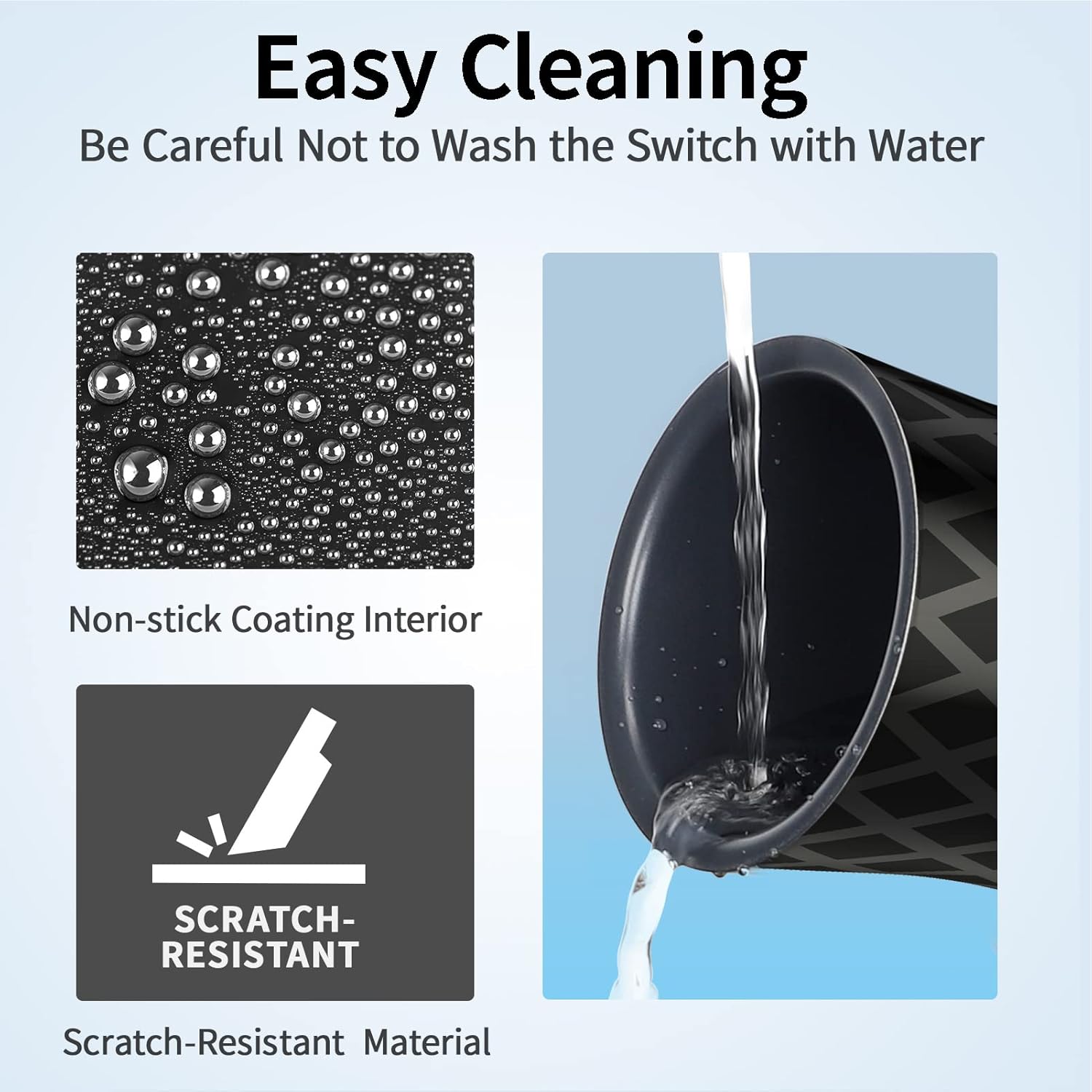 Easy cleaning features of the milk frother