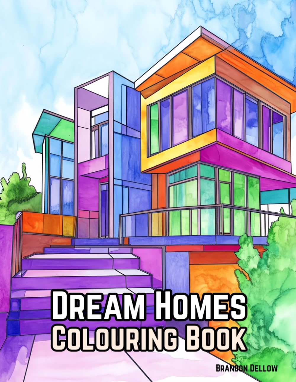Dream Homes Colouring Book