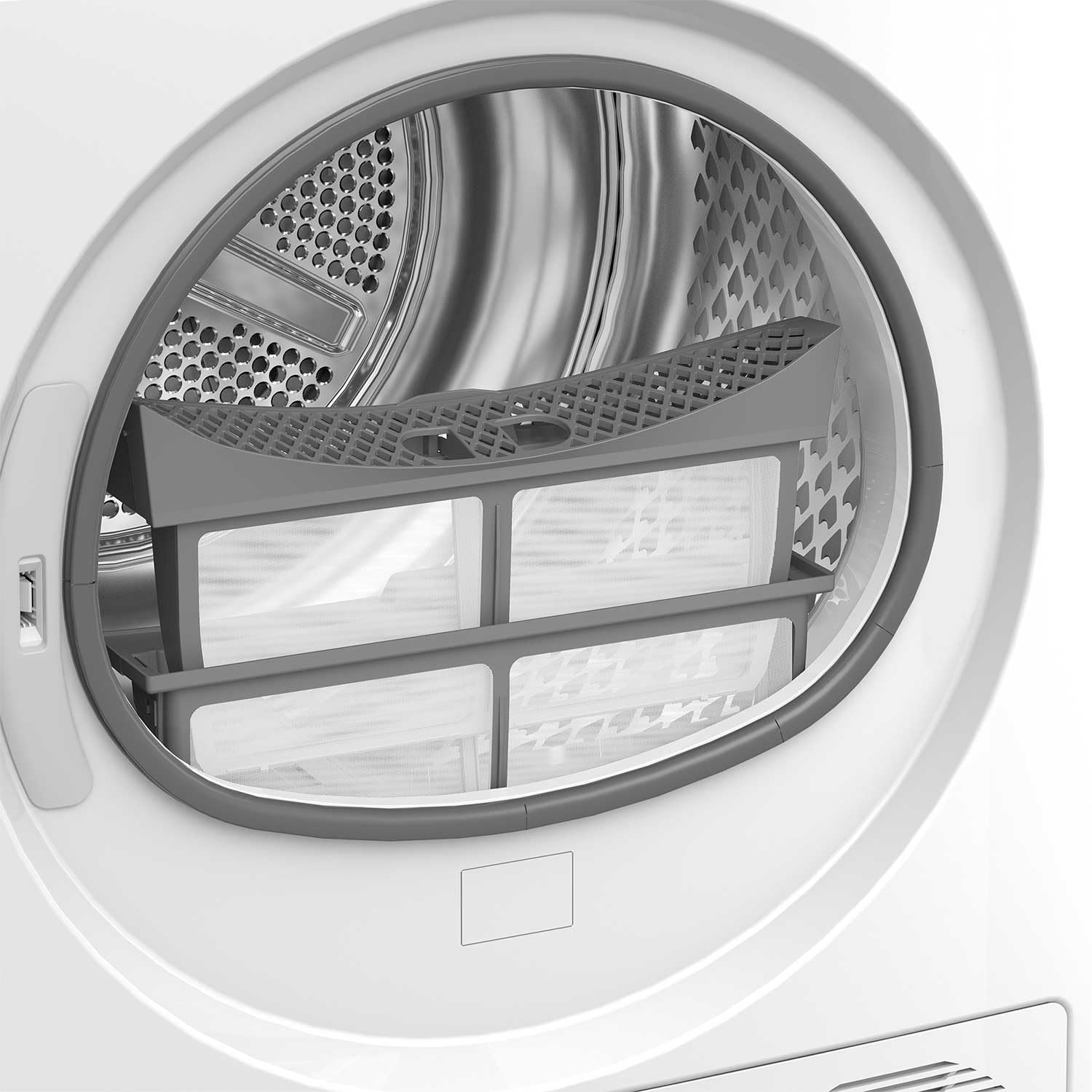 Beko BM3T30230W Wäschetrockner, 10 kg, Frontlader Wärmepumpentrockner, 15 Programme, Sensortrocknung, Säulenfähig, Aquawave Schontrommel, Weiß