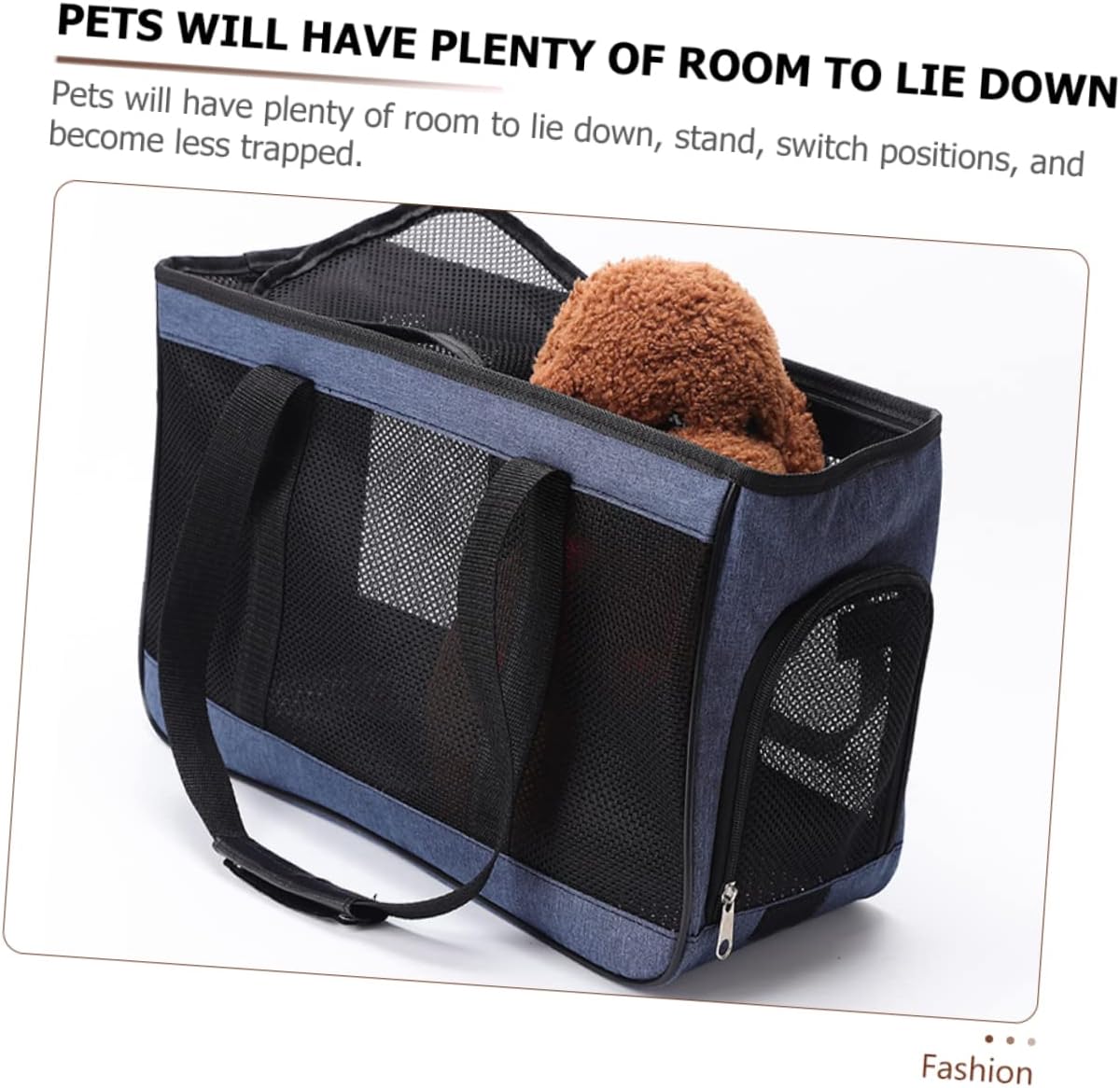 Milisten Breathable Summer PET Carrier Bag for Cats and Dogs Portable Mesh Travel Backpack Handle Collapsible Dog and Cat Carrier for Outdoor Use
