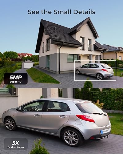 Miniatura 2 de Reolink Cámaras PTZ para seguridad del hogar sistema de cámara de seguridad para exteriores de 5 MP seguimiento automático zoom óptico 5X detección