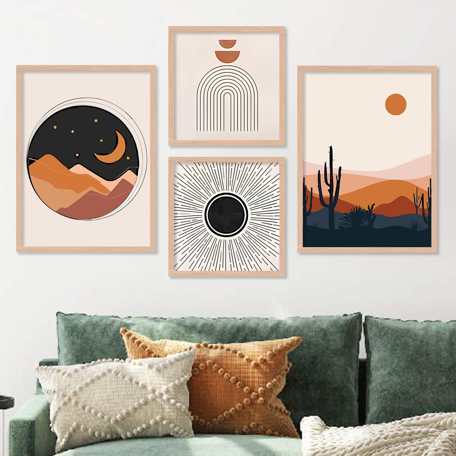Kotart Wood Wall Paintings - Nature Leaf Art -26