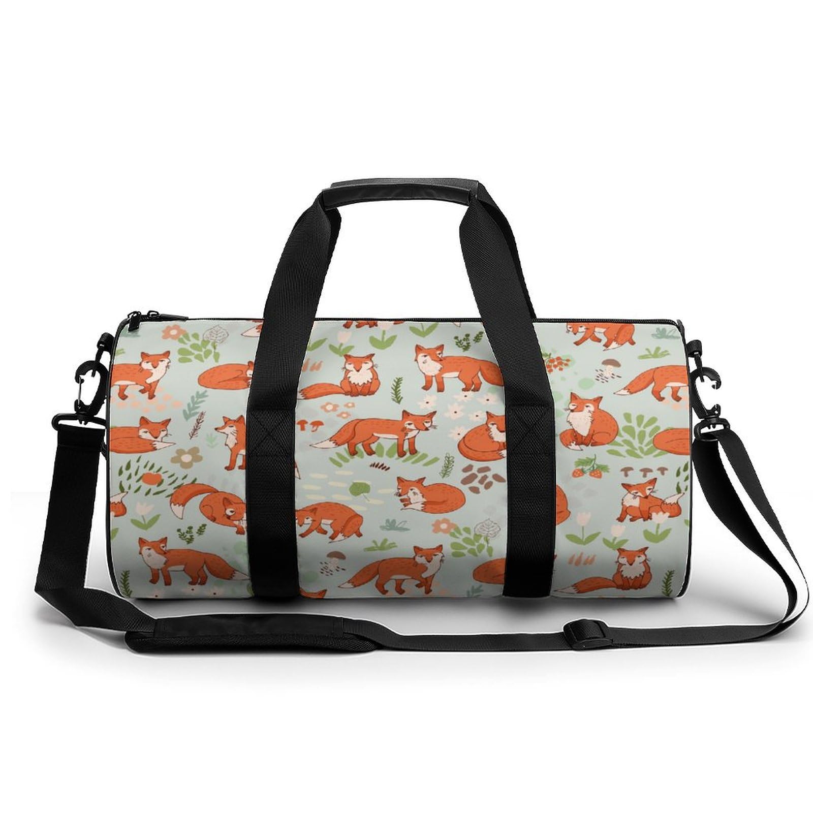 Sac week-end renard 45x23x23cm avec compartiment gym durable - 8