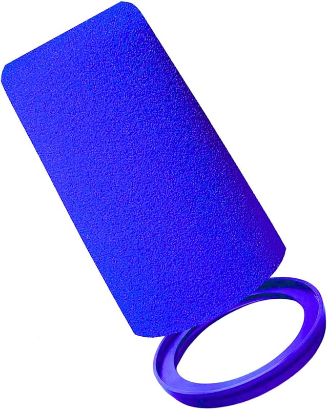 Blue Pop Filter with Ring for Shure SM7B/SM7dB | Royal blue windscreen for a custom studio aesthetic. Integrated pop filter reduces plosive sounds.