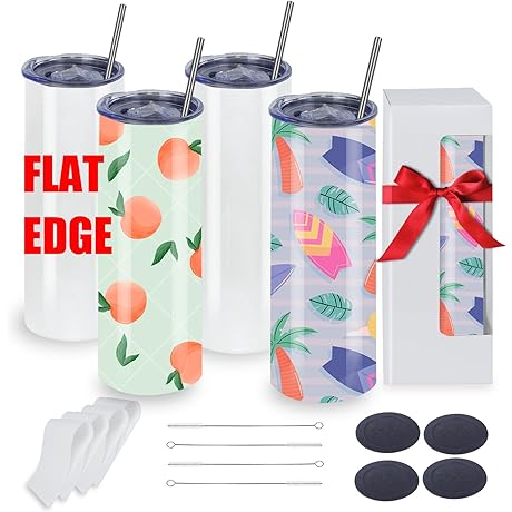 20oz Clear Sublimation Tumblers for Stunning Custom Designs