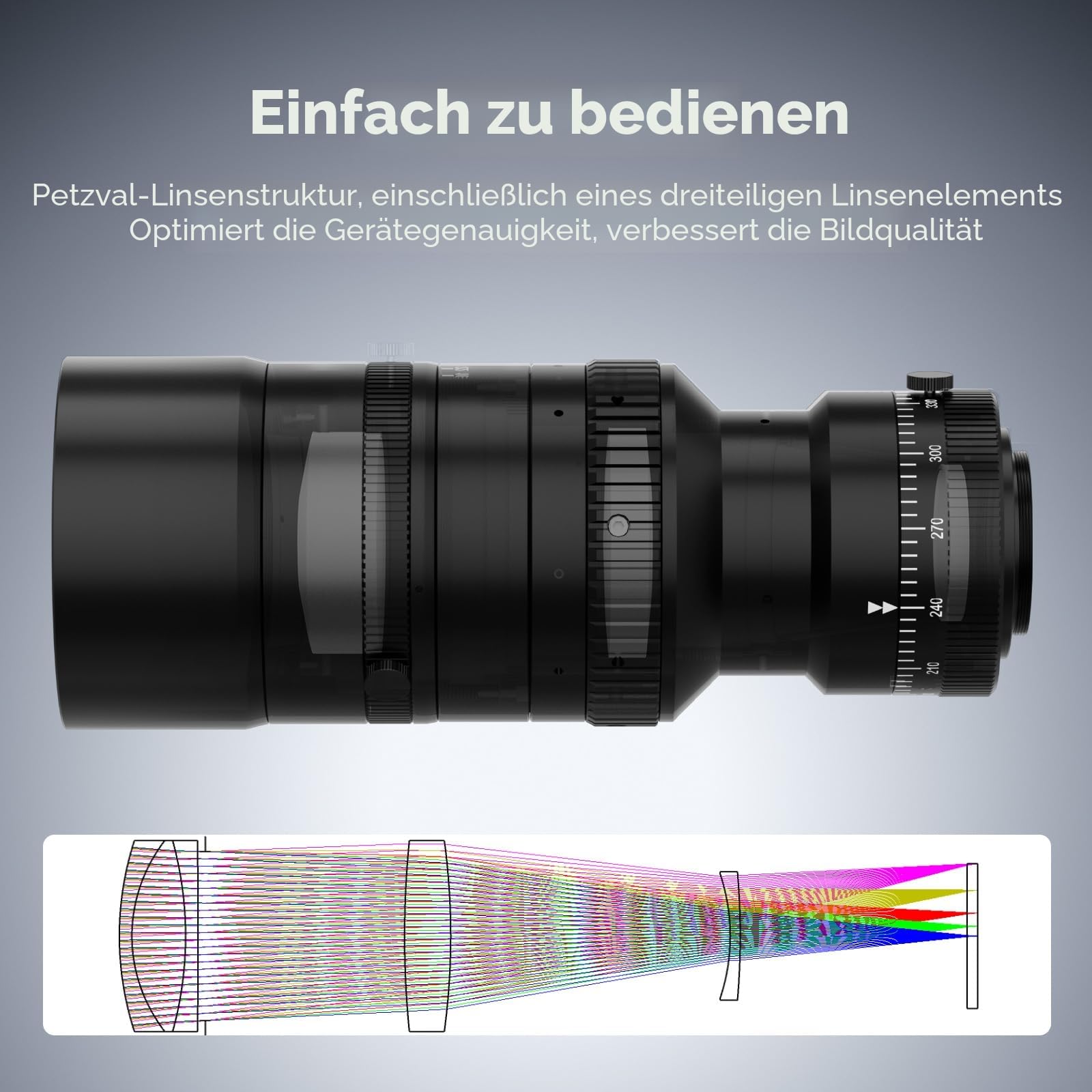 Svbony SV555 APO 54mm Astrofotografie-Teleskop, f/4,5 Vollformat-Teleskopkamera Objektiv, Manuelle Blendeneinstellung, Integrierter Flattener, für Deep-Sky-Astrofotografie, Neues Upgrade