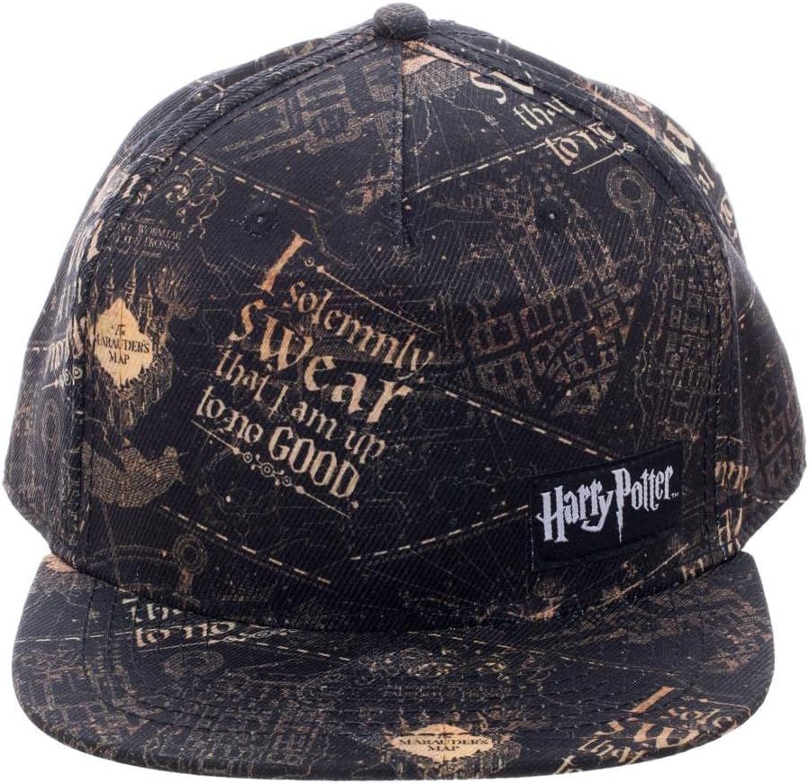 Harry Potter Men's Black Snapback Ballcap