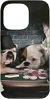 Vista 10 de Funda divertida para iPhone 12/12 Pro Dog Dogs Play Cards