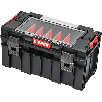 Qbrick System Pro 500 Expert Empty Tool Box Black Red 450 x 260 x 240 mm