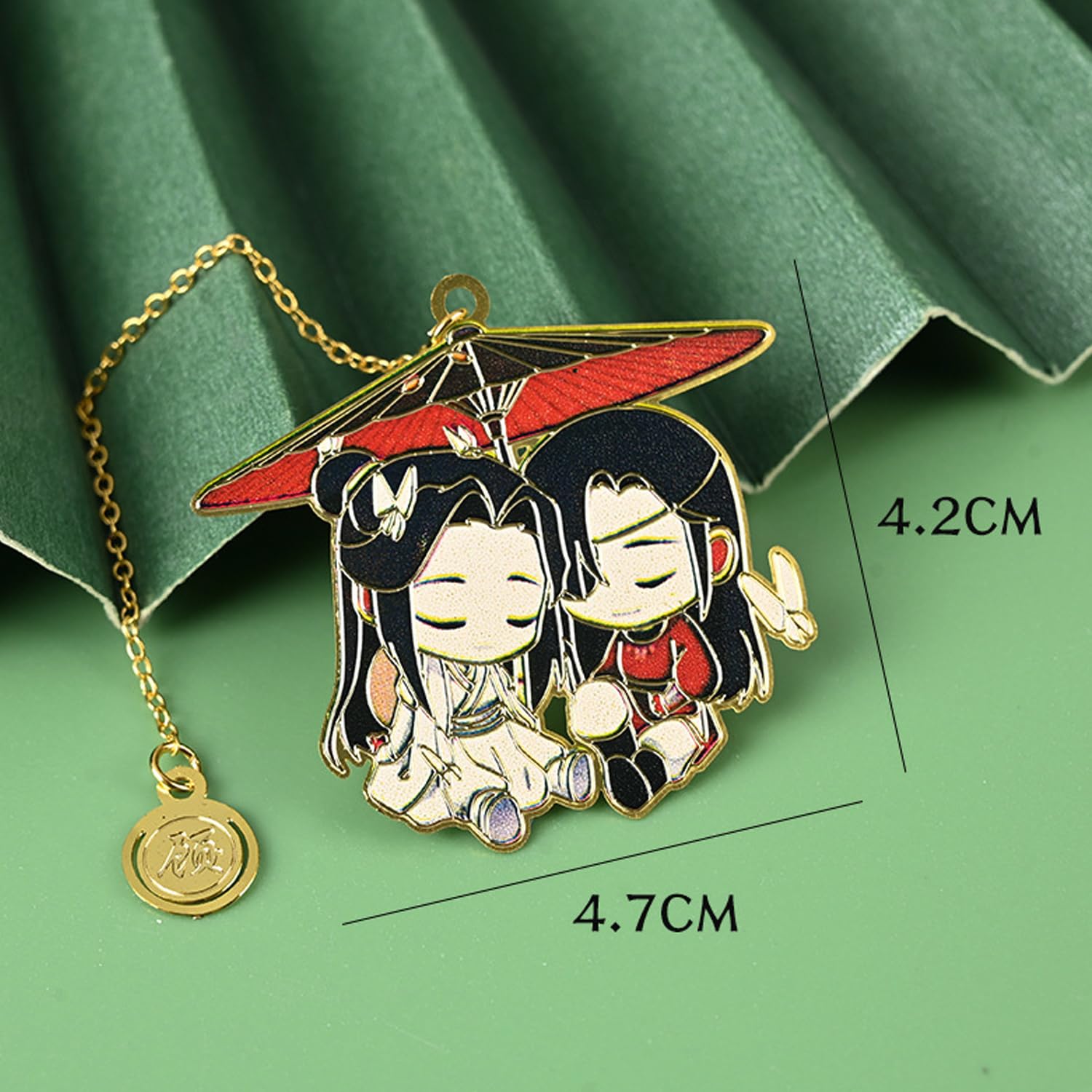 Heaven Official's Blessing Ręczne składane wachlarze anime Tian Guan Ci Fu Bransoletka Xie Lian Hua Cheng Anime Zakładka dla fanów 3 szt