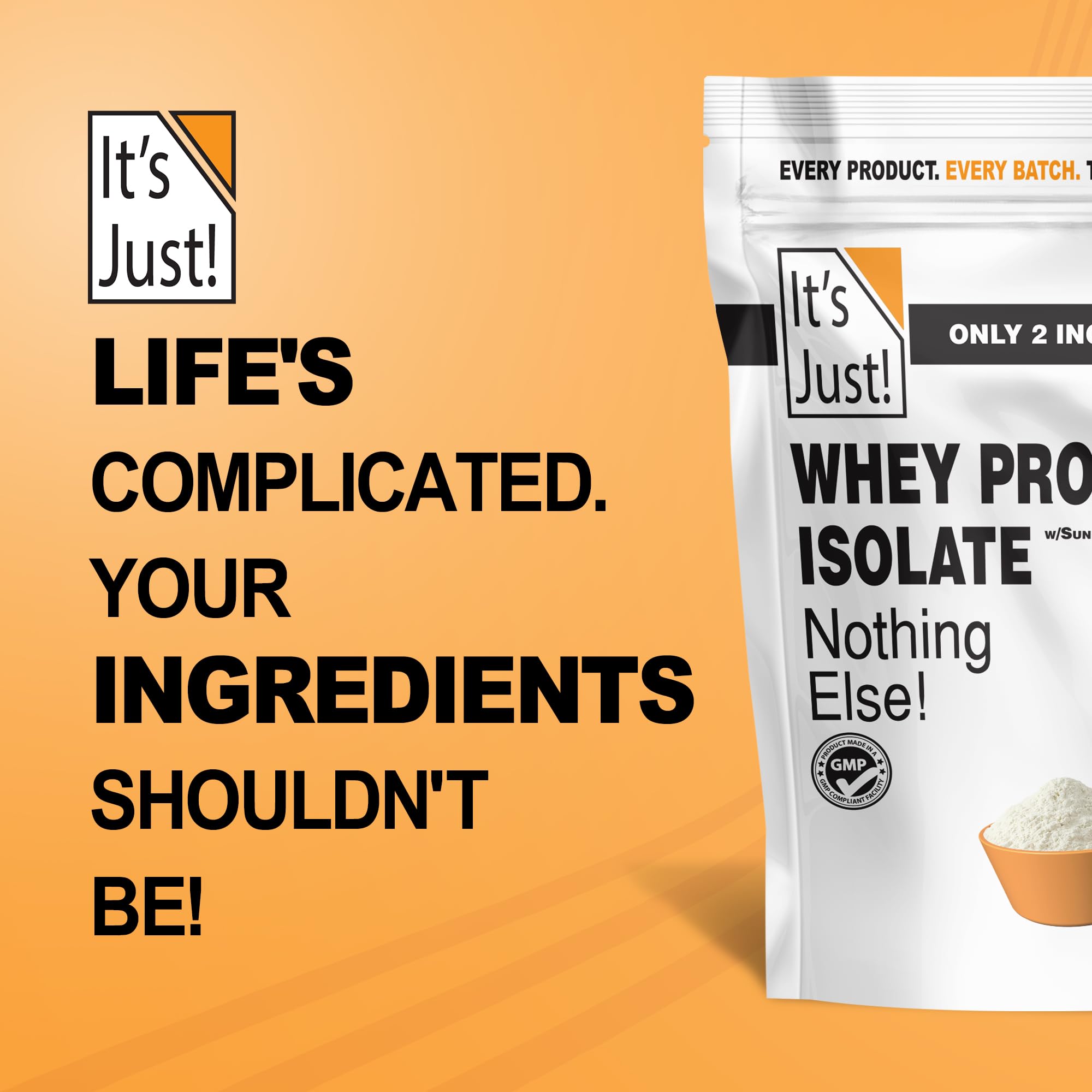 It's Just! - Whey Protein Isolate, Unflavored, 1.25lb — Amazon image 6