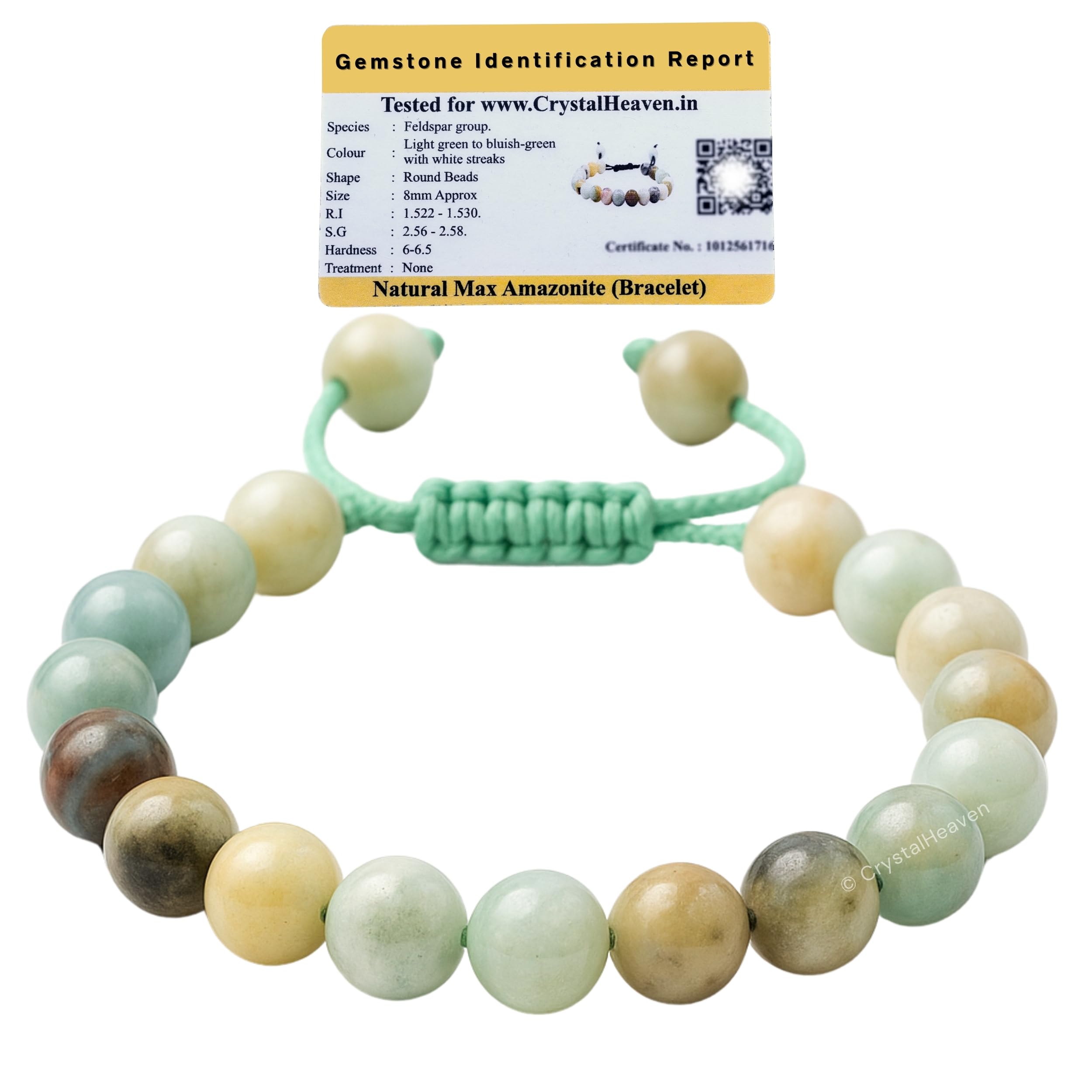 Certified Crystal Bracelet for Women Men with Healing Crystal and Reiki Stone - Original Authentic Gemstone Adjustable Beaded Bracelet for Money, Wealth Success & Positive Energy
