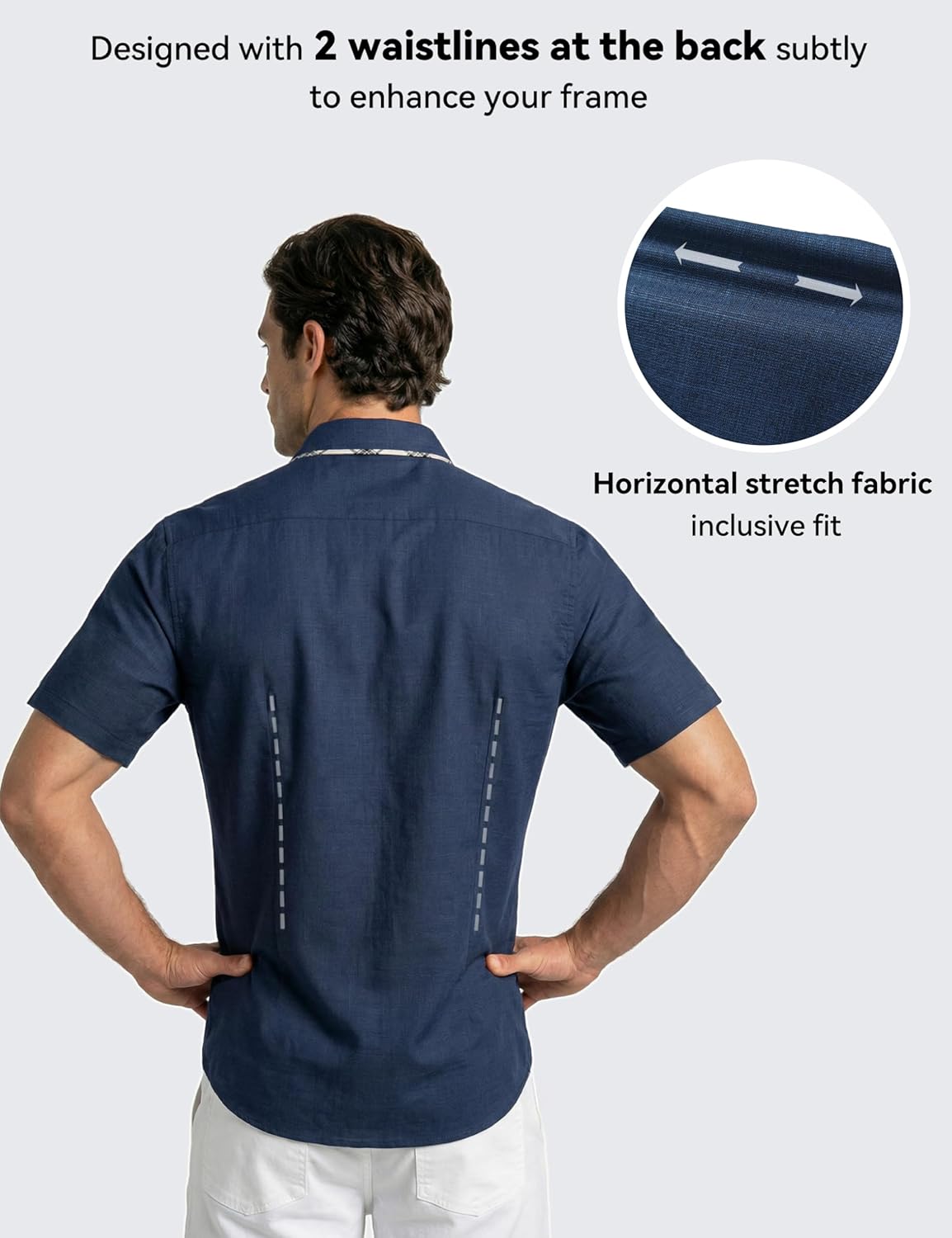 MAGNIVIT Mens Casual Button Down Short Sleeve Shirt Wedding Beach Shirts for Men Summer Business Shirt for Men - Image 5