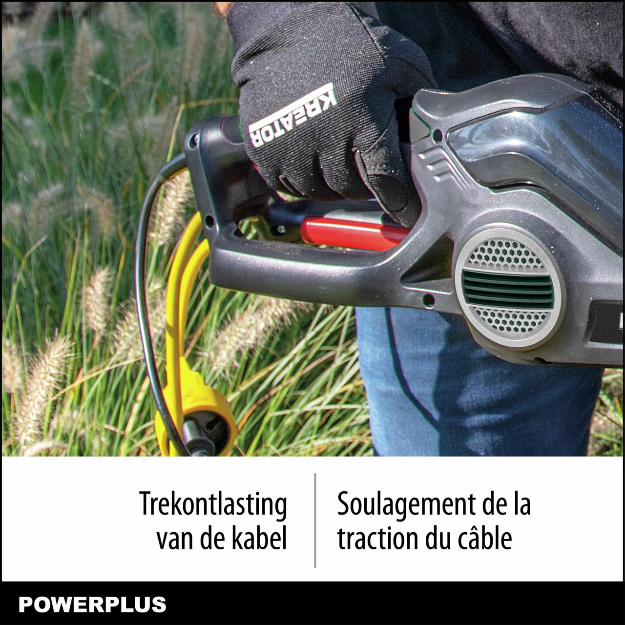 Powerplus POWPG30230 - Cortasetos, 600 W, 600 mm