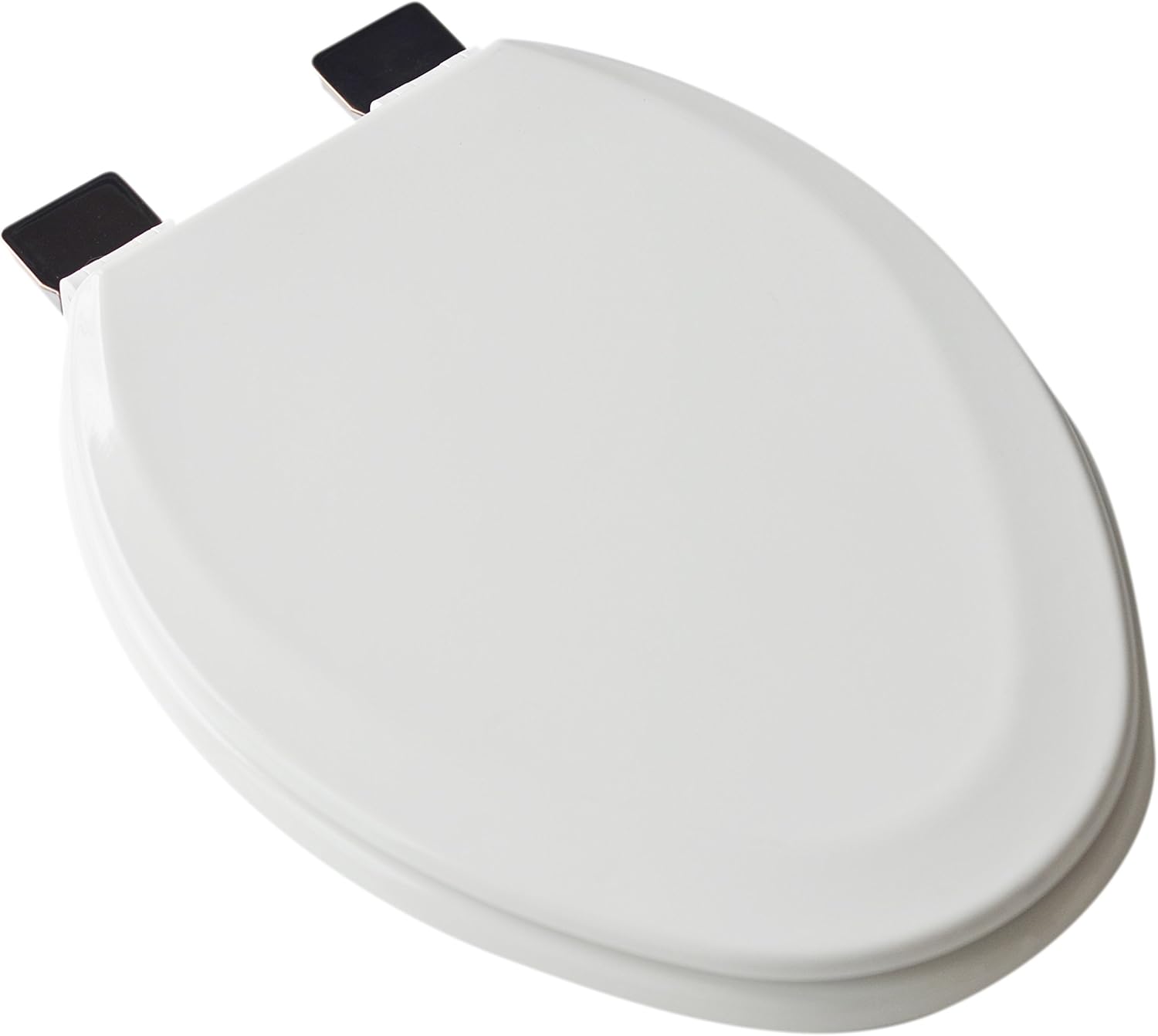 BathDecor 1F1E500OB Premium Molded Wood Elongated Toilet Seat with