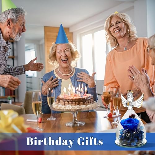 Miniatura 6 de Flores artificiales de rosas preservadas como regalo para mujeres, mamá, abuela, hermana, novia, esposa, día de San Valentín, cumpleaños,