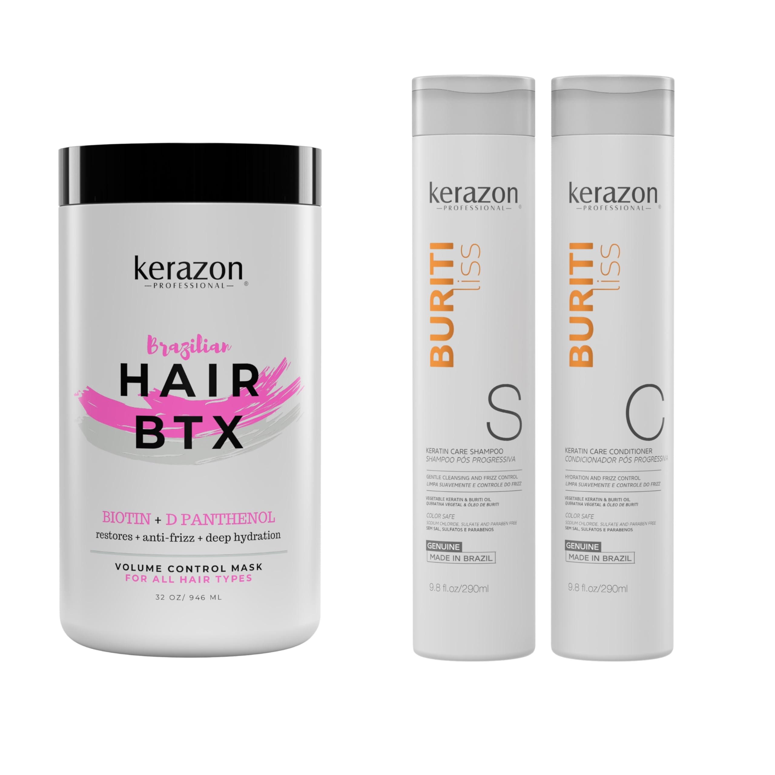 Amazon.com : Kerazon Brazilian Hair BTX Treatment For All Hair