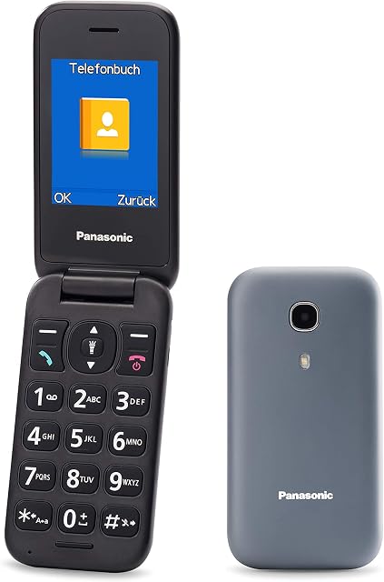 Panasonic KX-TU400, KX-TU400EXG Telefon Komórkowy, 2.4 Cala, Szary