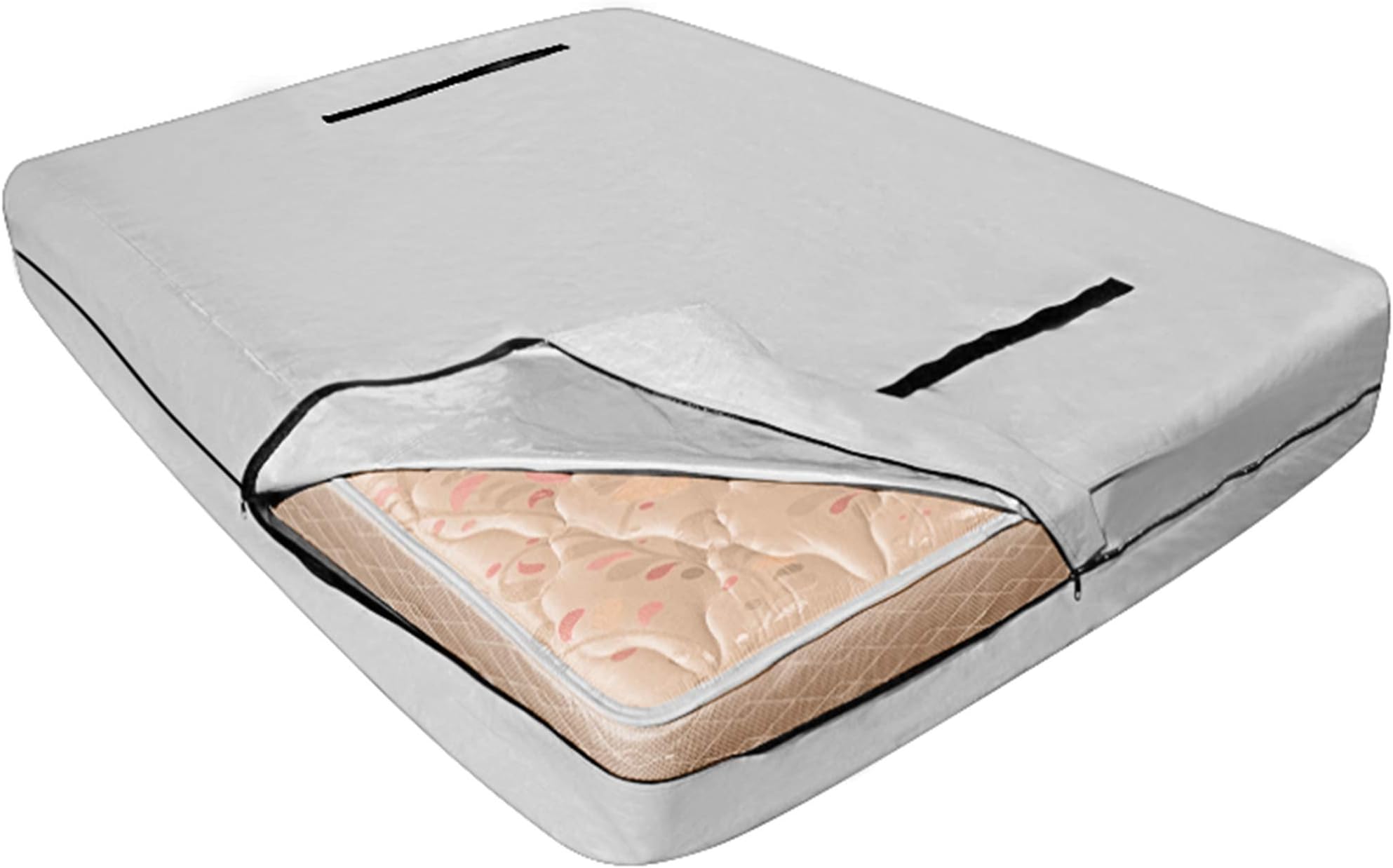 VIVOHOME Queen Size Waterproof Mattress Bag, Reusable Mattress Cover with 8 Reinforced Handles and 2 Heavy Duty Zippers for Moving and Storage, 82x63x16 inch