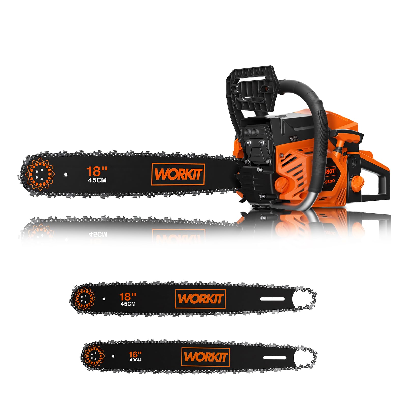 WORKIT OO-5800 Gas Chainsaw