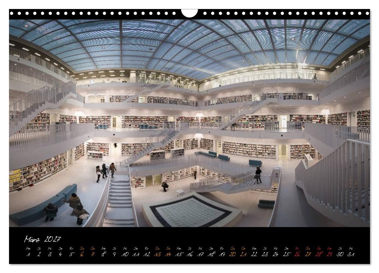 CALVENDO - STUTTGART 2027 auf den zweiten Blick (Wandkalender 2027 DIN A3 quer), Monatskalender: DER Stuttgarter Panoramakalender
