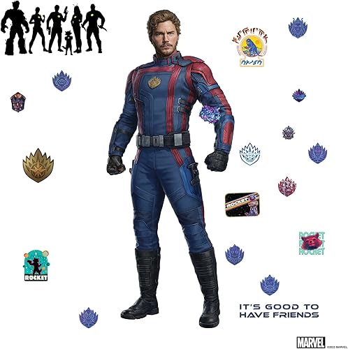 Miniatura 3 de RoomMates Calcomanías de pared Marvel Guardians of the Galaxy 3 de RoomMates, RMK5395SCS