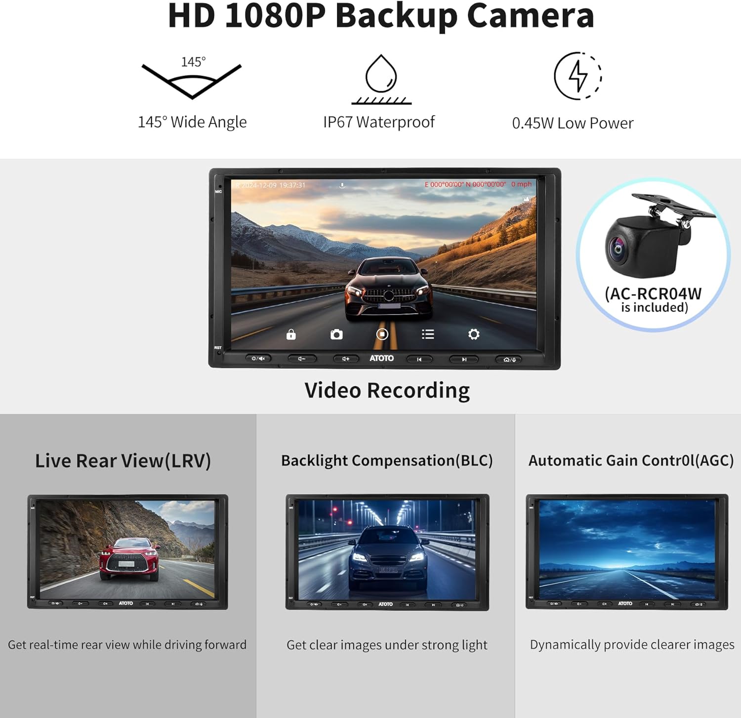 ATOTO S8 8-Core 7" QLED Double Din Android Car Stereo &1080P DVR Backup Camera, Built-in 4G, WiFi/BT/USB Tethering, Wireless CarPlay&Android Auto, Dual Bluetooth, 4G+32G, SCVC,AI Chat, S8G2A74MS-S01R