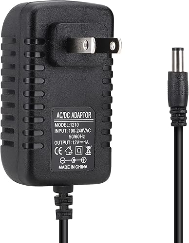 Miniatura 7 de Suacopzar Transformador adaptador de fuente de alimentación DC 12V 1A, convertidor de 12 V CC CA 100-240 V a CC 12 V 1A 12 W controlador LED