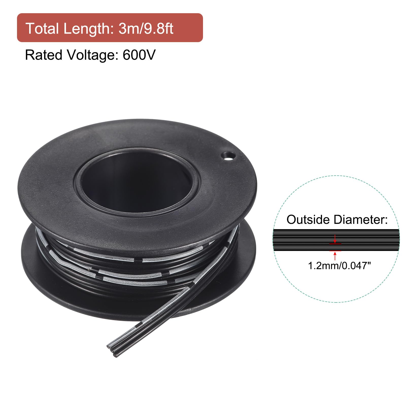 Cavo A Nastro In Silicone 24AWG 3 Pin - 10m Per Modellini E Elettronica - Foto 6