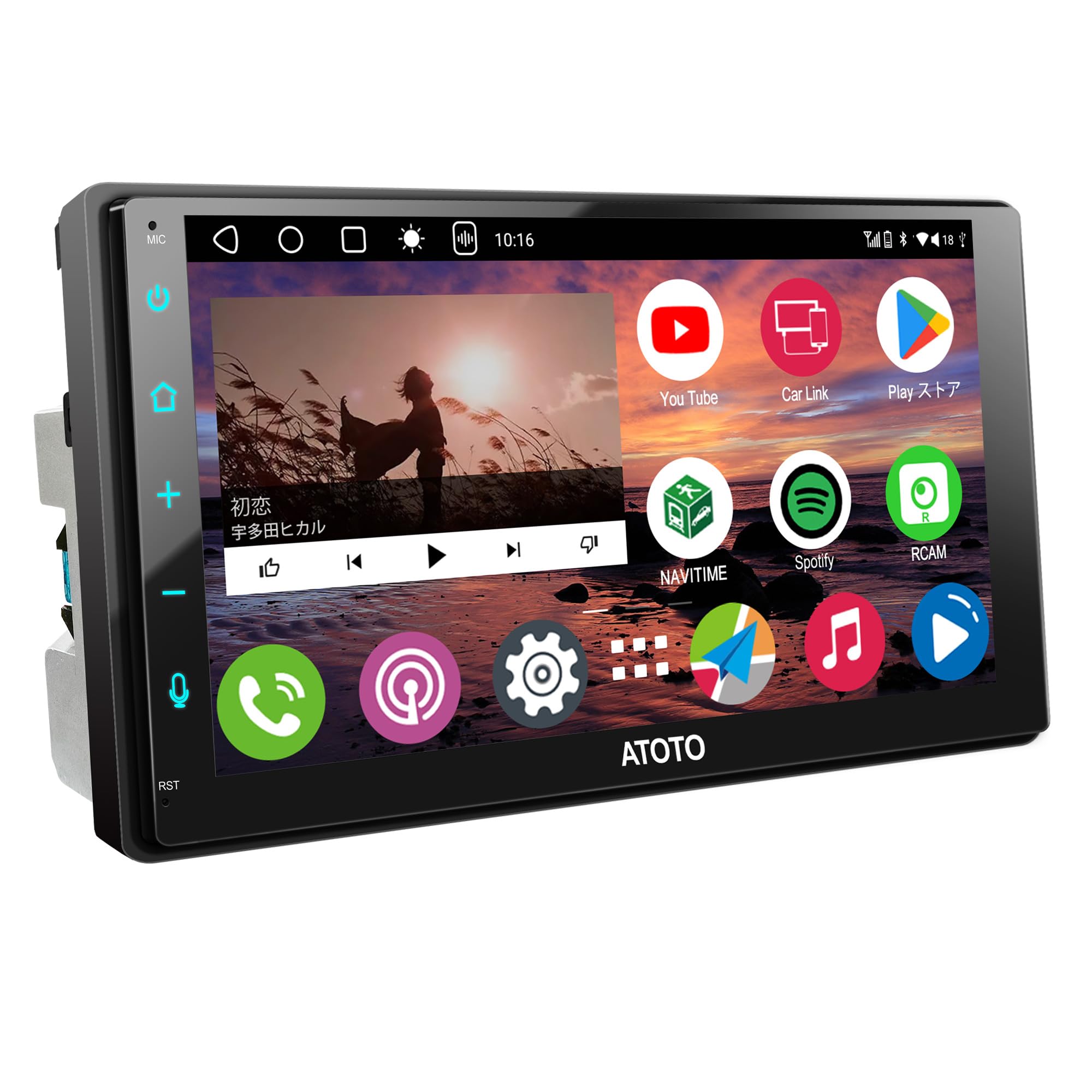 Amazon.co.jp: [4G LTE] ATOTOZONE A6 2DIN Androidナビ 8コア 4GB RAM 