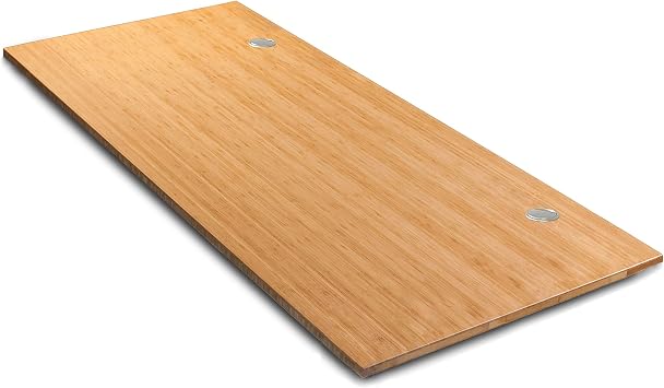 72 x 30 x 1 Inch 100% Solid Bamboo Desk Table Top Only,for Standing Desk Home Office Desk with 60mm GrommetsRight Angle