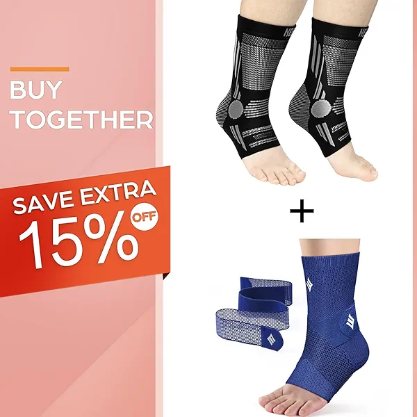 Bundle of NEENCA Ankle Brace, Left Foot - Small Size