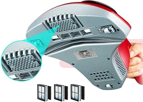 Aspirador De Colchones Antiácaros Con Luz UV-C, Aspiradora De áCaros Del  Polvo Con 3 Filtros Lavables, DeshumidificacióN De Aire Caliente, Mata El  99% De Los áCaros Del Polvo/Chinches Y Bacterias,Red : Amazon.es: