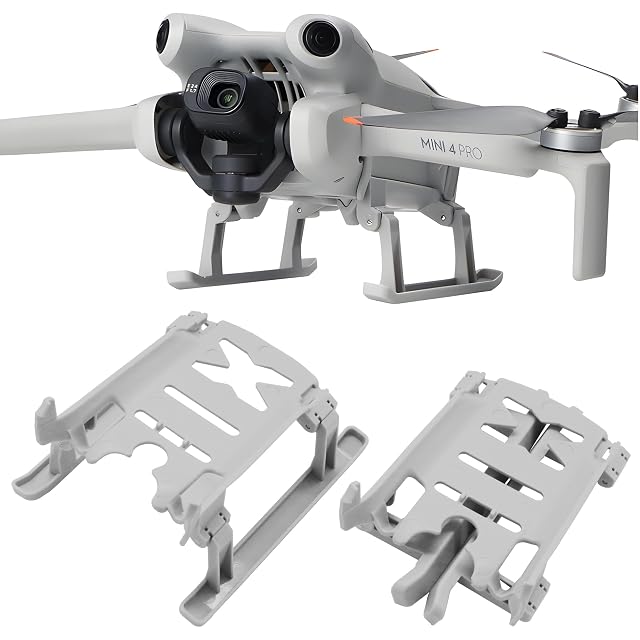 Craznick Mini 4 Pro Tren de Aterrizaje Plegable de Liberación Rápida Pata de Extensión para DJI Mini 4 Pro…