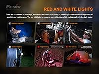 Vista 5 de Fenix Power Bundle HM50R v2.0 - Paquete de faros delanteros con 2 ARB-L16, 700 lúmenes USB-C recargable, ligero con luz roja y organizador Lumentac