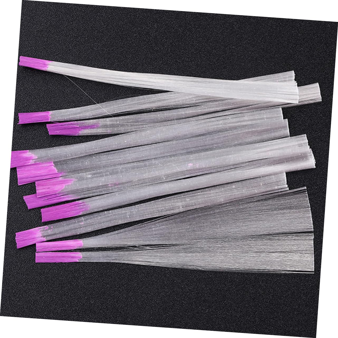 100pcs Nail Art Fiber for Manicure Extension Easy Application Fiberglass Nail Tips and Shape for Home and Salon Use