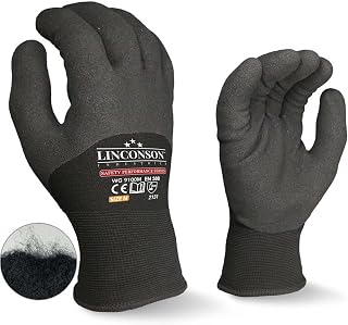 LINCONSON 3 Pack Winter Work Gloves Suitable for Construction Warehousing Mechanics Safety Performance Series