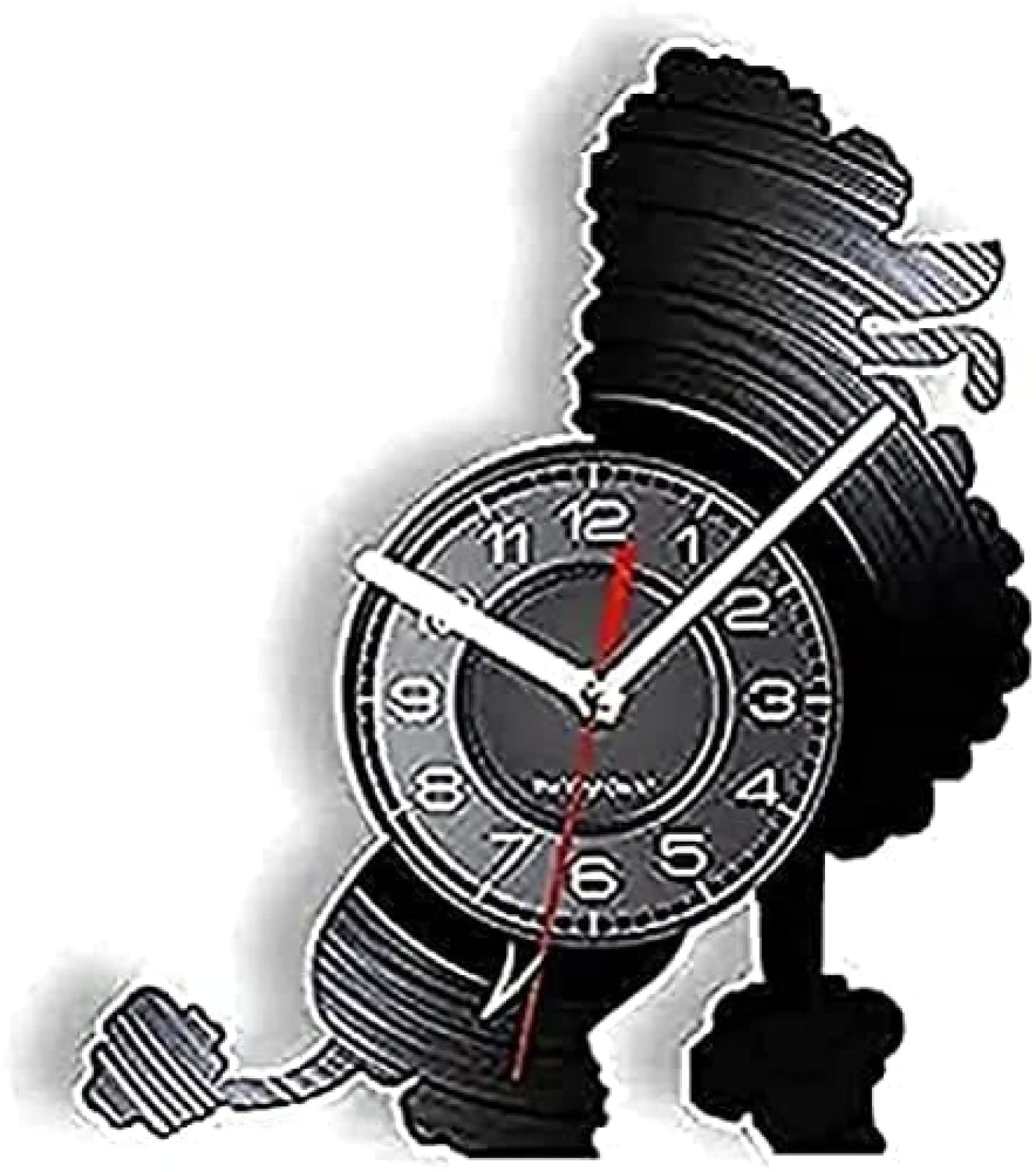 Horloge caniche chien montre murale pour embellir un salon de toilettage