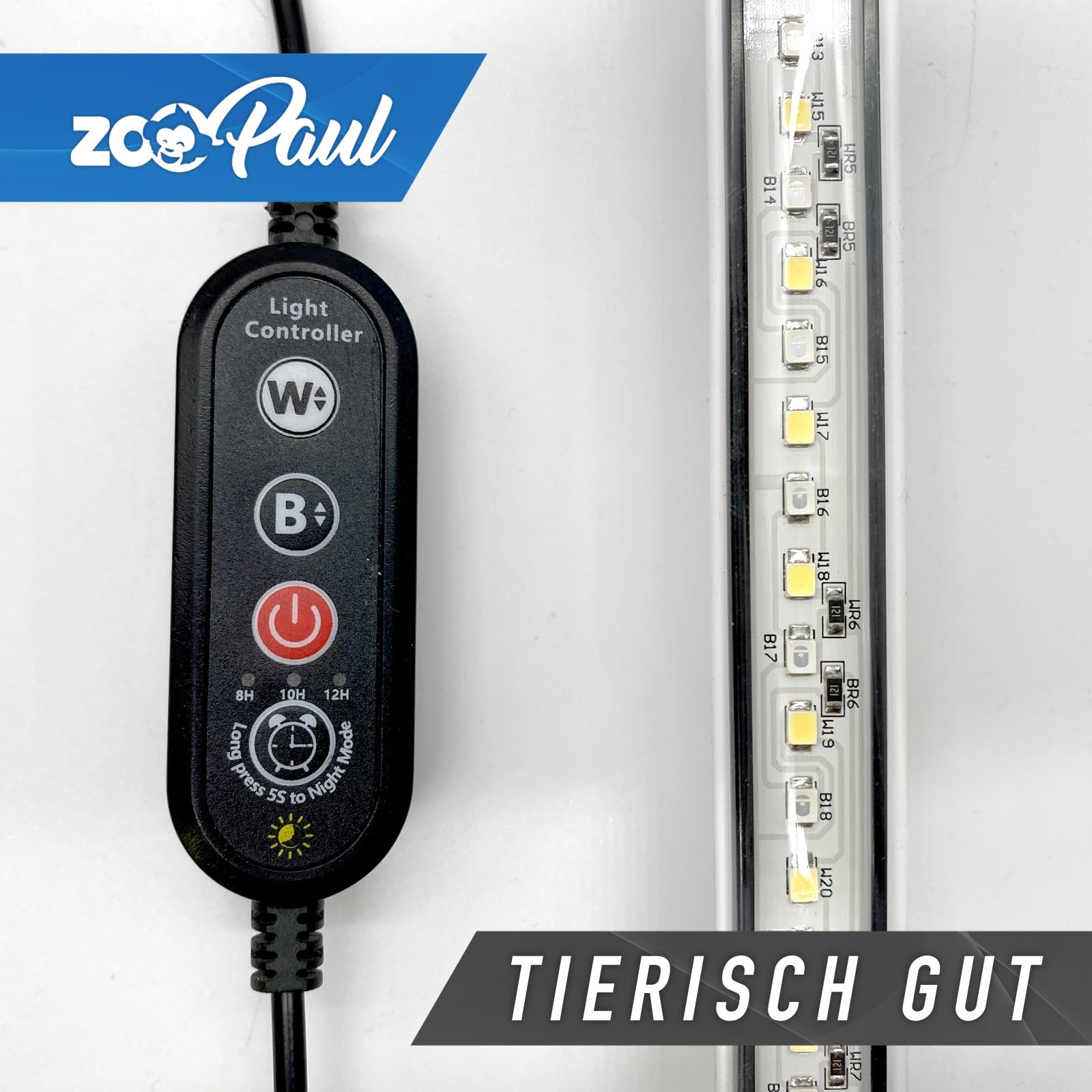 ZooPaul DayNight LED Aquarium Abdeckung (80x35cm)