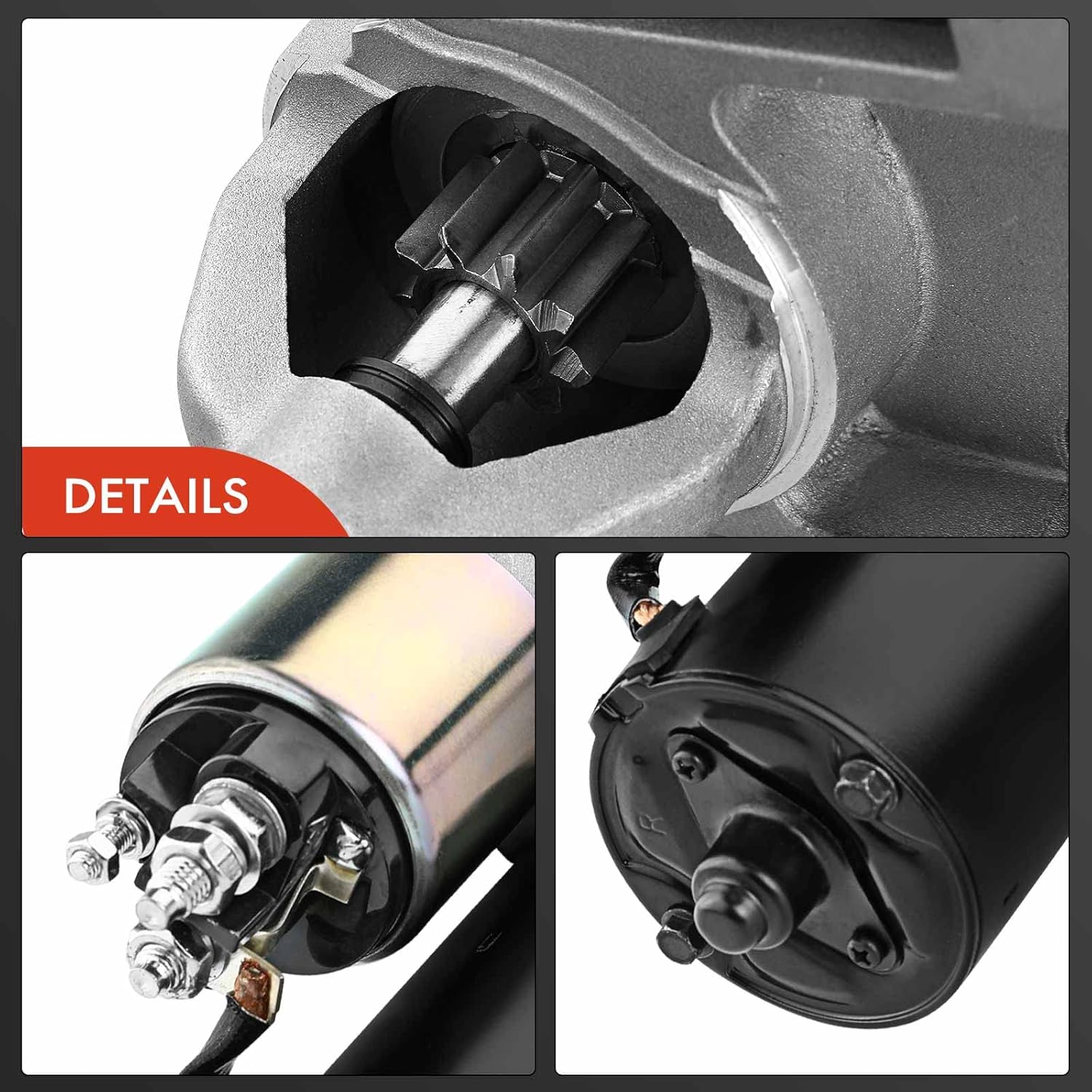 A-Premium Starter Motor Compatible with Jeep Cherokee 86-94, Wagoneer 86-87, Wrangler 87-94, Comanche & Eagle Premier, L4 2.5L, 12V 1.4KW 9 Teeth Clockwise, Replace# 56027350, 0001108031, 8953002125