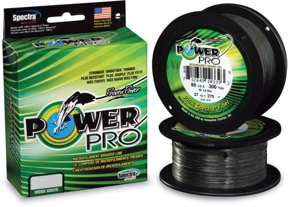 Power Pro Spectra Line 275, Green, Size: 0.230 mm