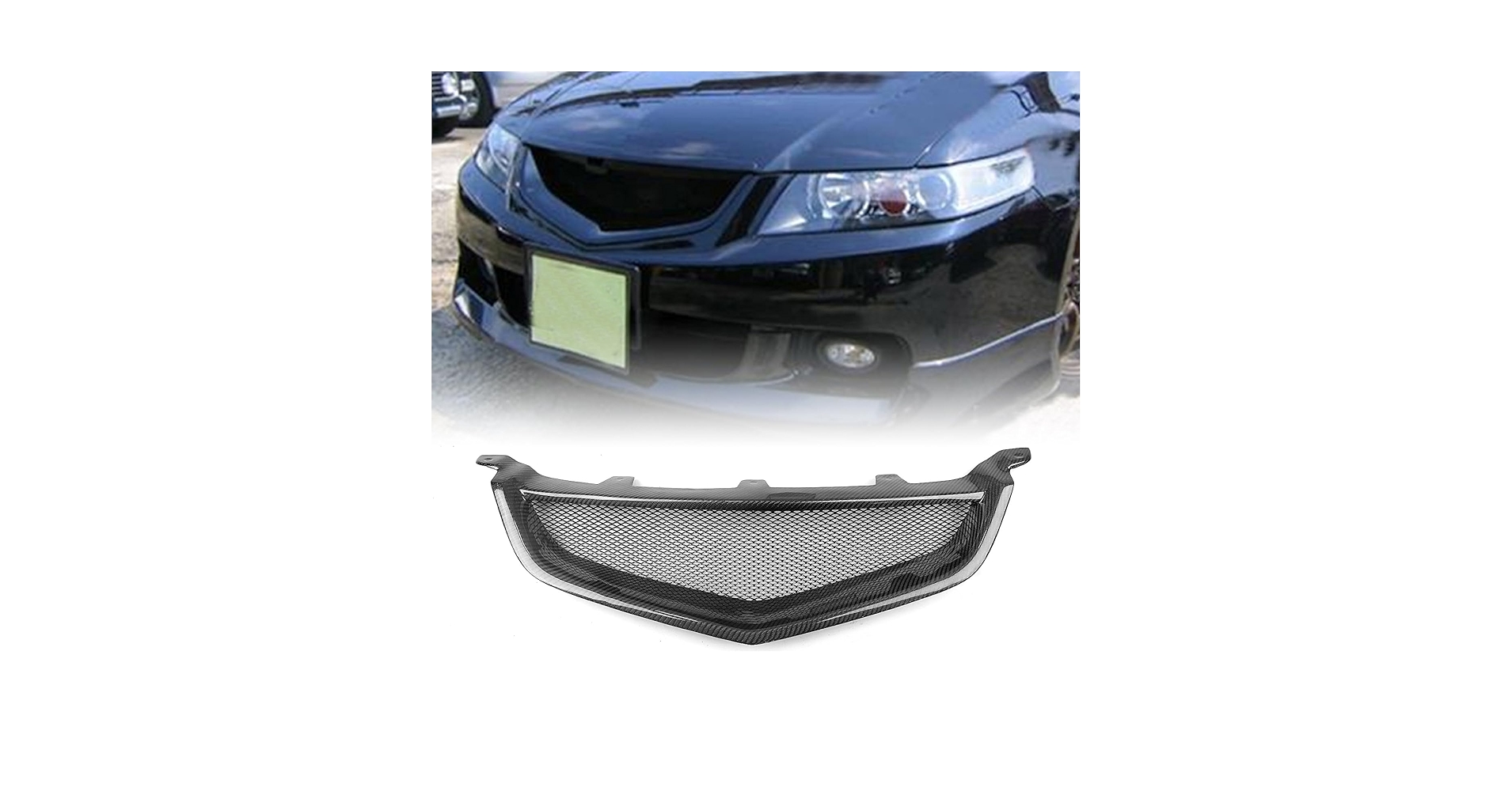 CLアコード 前期EuroR　グリル Amazon | フロントバンパーグリル ホンダ アコード CL7 Euro R