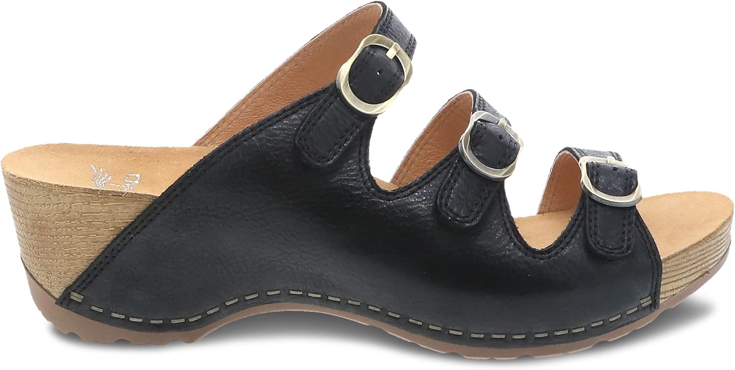 Dansko Women's Tarin Wedge Sandals - slip on