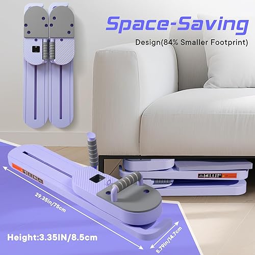 Miniatura 6 de Tabla de pilates dividida mejorada, juego de reformador de pilates 6 en 1, tabla de fitness abdominal multifuncional para equipo de entrenamiento en