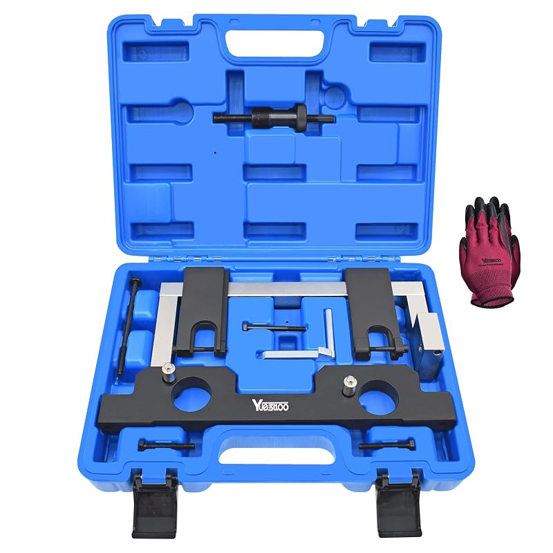 Kit de Ferramentas para Alinhamento e Travamento do Comando de Válvulas BMW N20 e N26 Yuesstloo ZSGJ-24 com 8 Peças